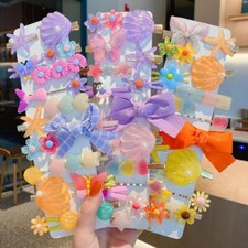 14PCS Girls Baby Hair Clips Accessories Set Hair Pins Cute Kids Toddler