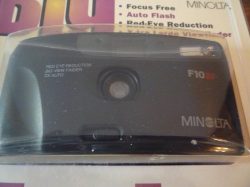 Minolta Camera Vtg F10BF Big Finder Auto Flash Point & Shoot Factory Sealed NOS - Picture 10 of 12