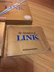 Adventures Of Link Zelda Classic Series Cib Nes Nintendo