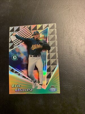 C38b 1999 Topps Tek #29a Eric Chavez Oakland A s athletics￼ ￼￼￼,￼pattern￼ 01