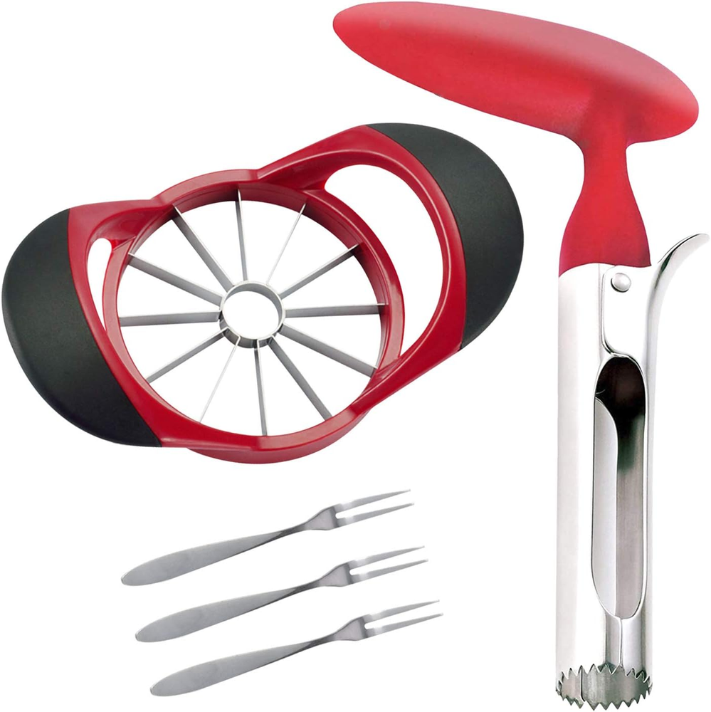 12-Blade Apple Slicer Corer Kit for Easy Fruit Cutting