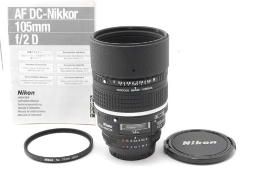 【COMME NEUF+++】Téléobjectif Nikon AF DC-NIKKOR DC NIKKOR 105 mm f/2 D du JAPON - Photo 1 sur 12