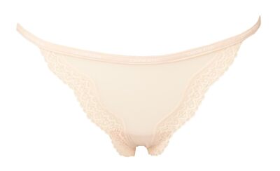 Slip donna CK CALVIN KLEIN  slip mutanda sting elastico a vista logato con pizzo