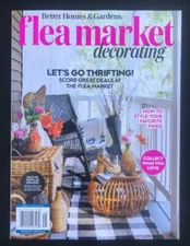 FLEA MARKET DECORATING BETTER HOMES & GARDENS SUMMER 2024 decor living country