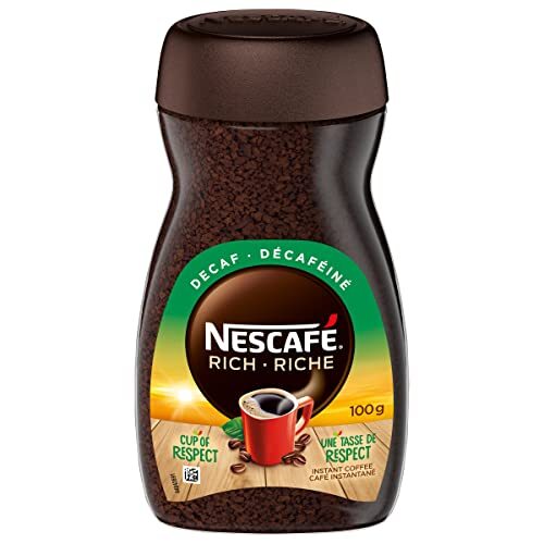 RICH Decaffeinated,dark roast Instant Coffee 100g