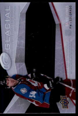 David Jones Card 2008-09 Upper Deck Ice Glacial Graphs #GGDJ 