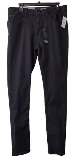 Weatherproof Vintage Jeans Mens 36x34 Black Nolan Skinny Fit Stretch Denim Jeans - 第 1/18 張圖片