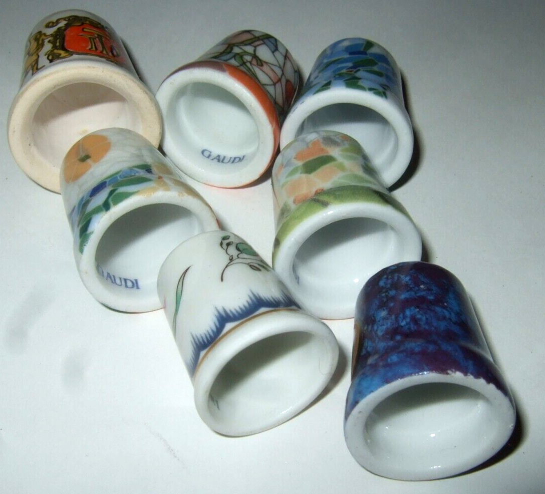 Gaudi Thimbles Ginori Thimble Barcelona Thimble Estate Find eBay