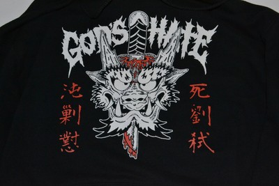 GODS HATE Hardcore Metal Band Hoodie Size XL Black | eBay