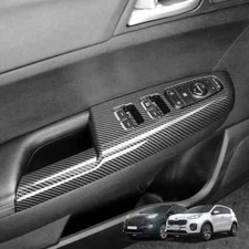 Carbon Faser Fensterheber Schalterabdeckung Blende Rahmen Für Kia Sportage QL
