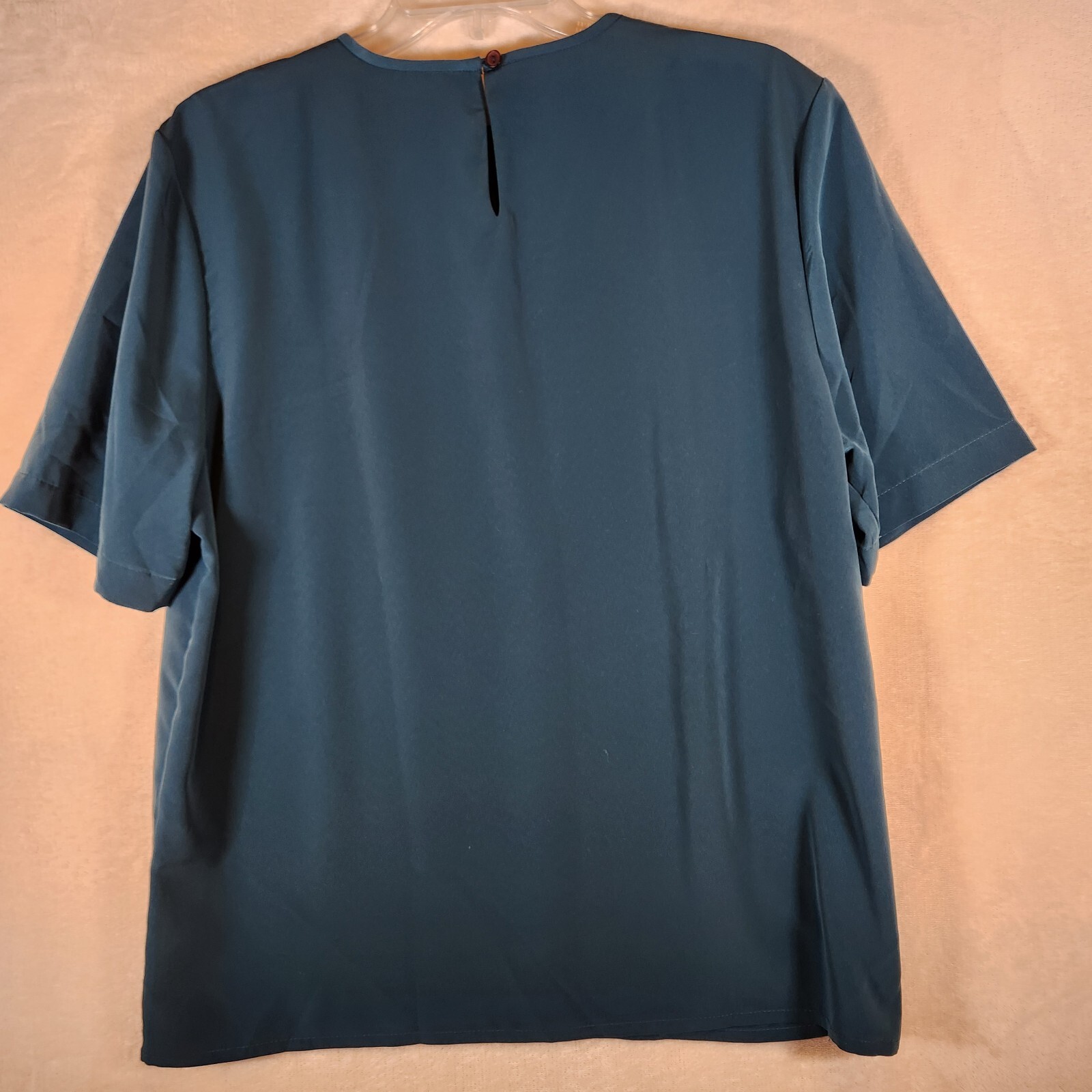 3x Liz Baker Essentials Blouse Button Back Basic … - image 8