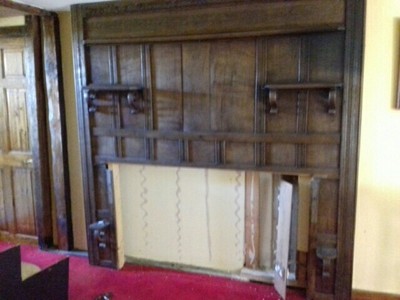 Oak Fireplace Surround Edwardian Ebay