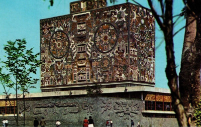 VTG Mexico City, Mexico Ciudad Universitaria Biblioteca Library Monument