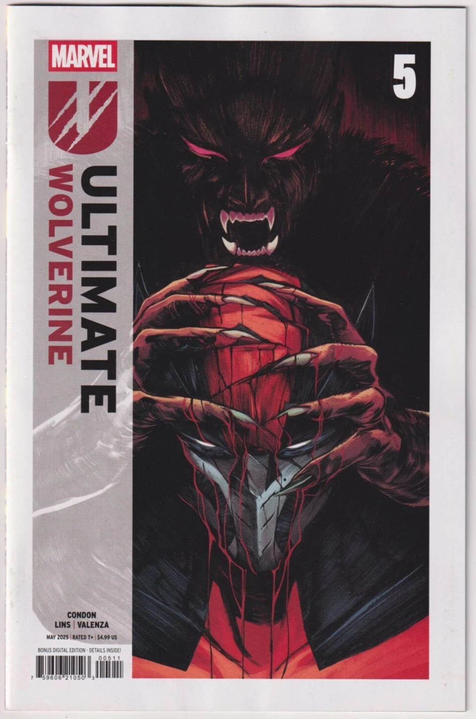 Ultimate Wolverine Comic 5 First Print Cover A Cappuccio 2025 Condon Marvel
