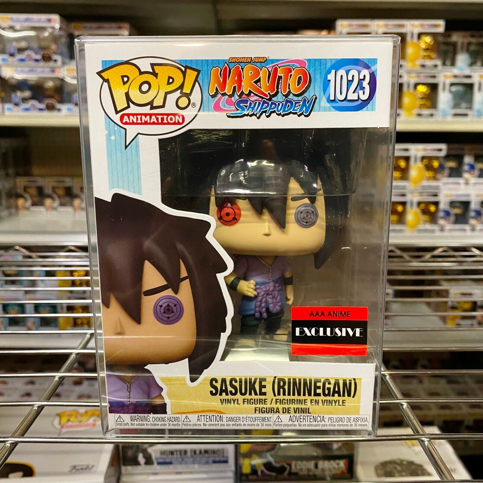 Funko Pop Naruto Shippuden AAA Exclusive : Sasuke Rinnegan Vinyl Figur –  Blueberry Cat