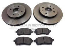 DAIHATSU MATERIA 1.5 2007-2010 FRONT 2 BRAKE DISCS AND PADS SET NEW