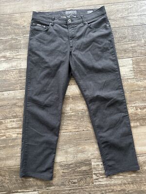Brax feel good Black cooper fancy regular fit pants Men size 35 34 K1
