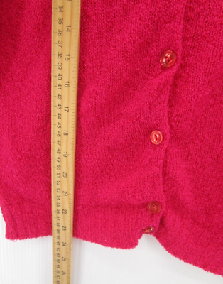 トップス 50-60s PENDLETON VIRGIN WOOL Cardigan M Pendleton Women's Red Alpine Lambswool Zip Cardigan TC545