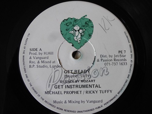 MICHAEL PROPHET RICKY TUFFY GET READY UK 12" VINYL SINGLE - Imagen 3 de 9