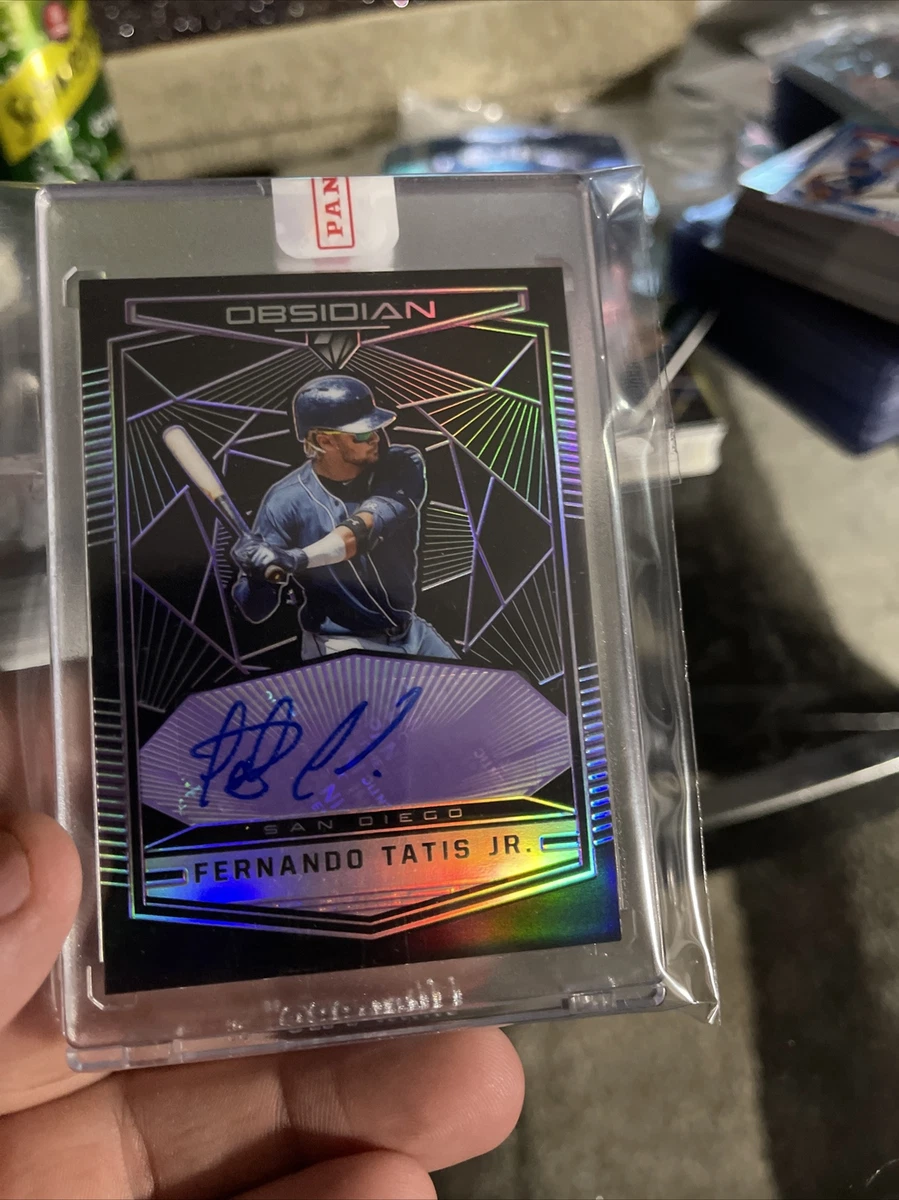 2019 Panini Obsidian FERNANDO TATIS JR AUTO /99 sealed from Panini 