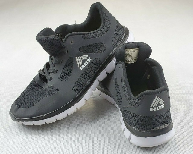 RBX Womens Juniors Workout Athletic Shoes Sneakers Black Size 5