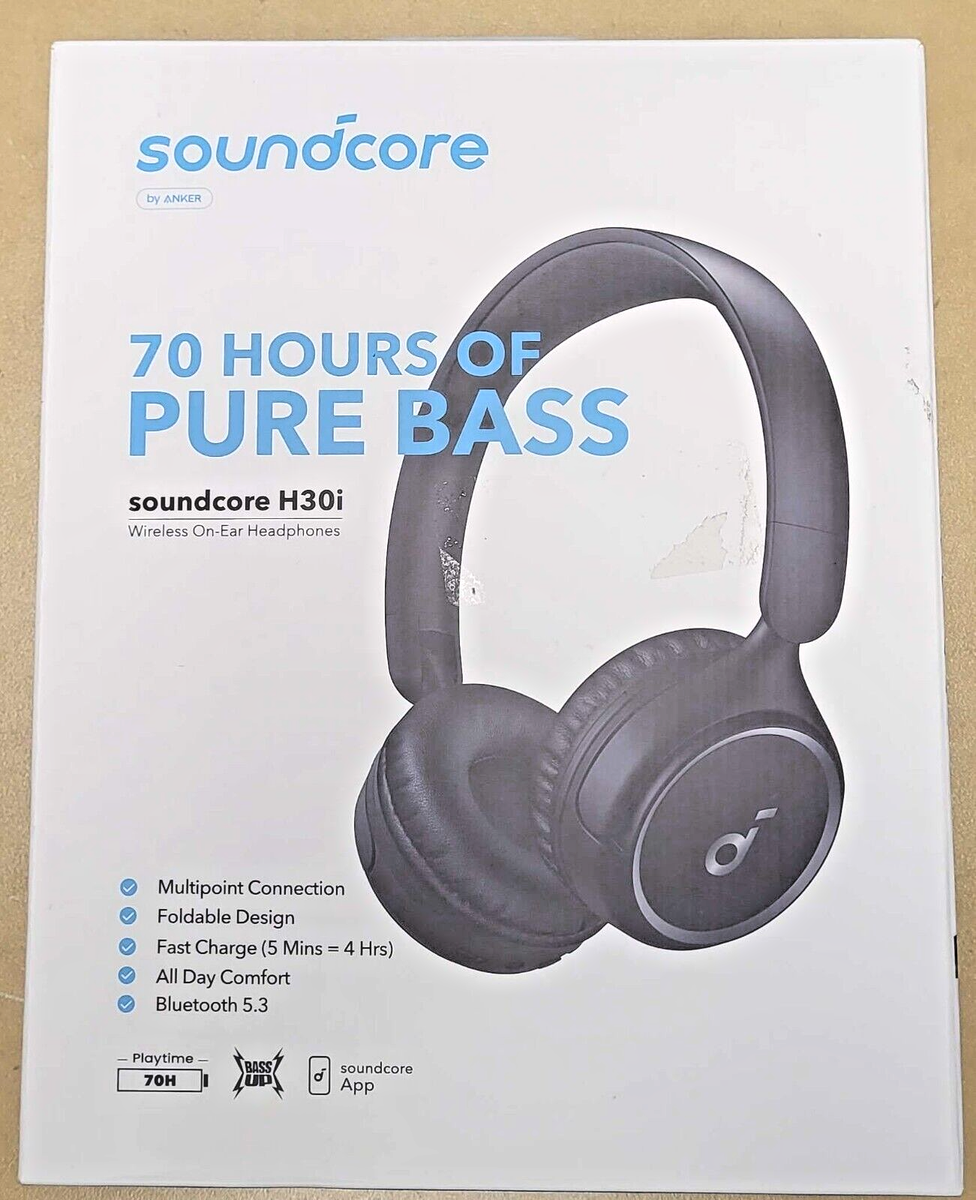 🔥🔥 Soundcore H30i Pure Bass & Wireless On-Ear Headphones 70H