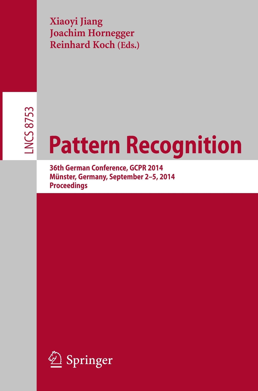 Thumbnail - Xiaoyi Jiang (u. A.) | Pattern Recognition | Taschenbuch | Englisch
