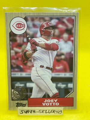 2022 TOPPS SERIES 1 - JOEY VOTTO / Cincinnati Reds Legend - 1987 Design Insert