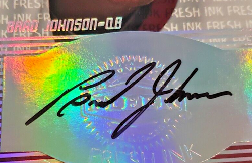 1999 Fleer Focus Fresh Ink #18 Brad Johnson Football AUTO - Picture 3 of 5