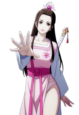 Zhu Xian Girl Vinyl Car Decal Sticker 7'' Weatherproof