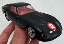 Vintage Strombecker 1/32 Scale Ferrari Berlinetta Black #2 Slot Car