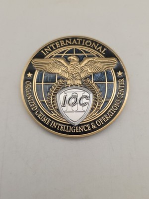 International Organized Crime Intelligence & Operations HSI Challenge Coin 