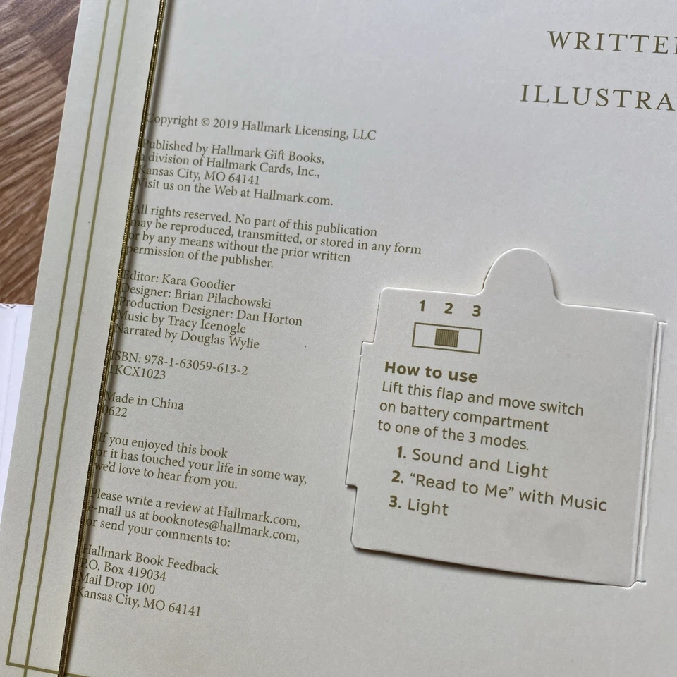 Hallmark The Night Before Christmas Jumbo Pop-Up Book w Light and Sound 13x16” - Image 4 of 4