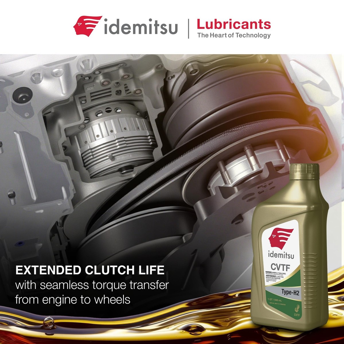 Idemitsu CVT Transmission Fluid HCF-2, Type H2 Transmission Oil