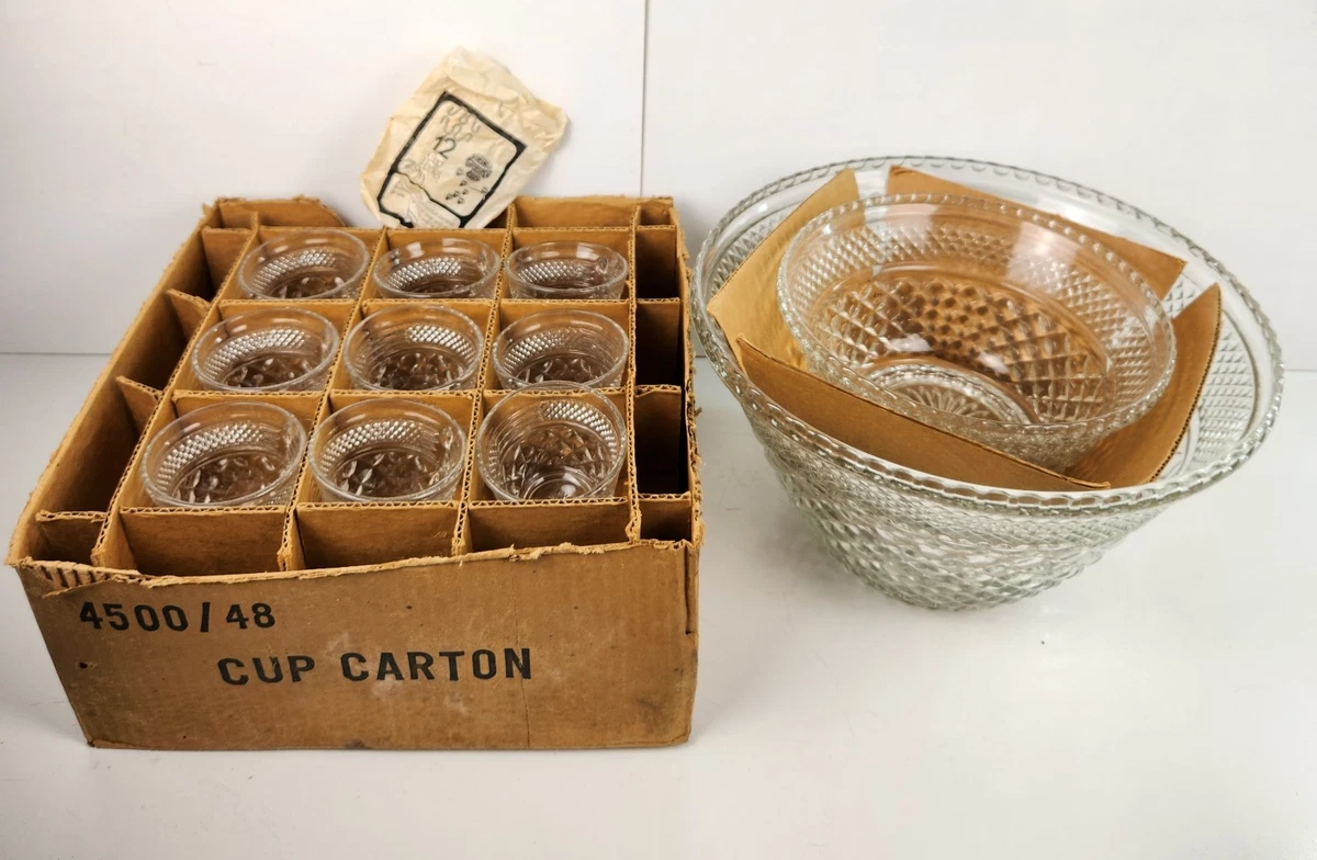 Punch Bowl Set In Jeannette 40s, 50s, 60s Glassware for sale | eBay