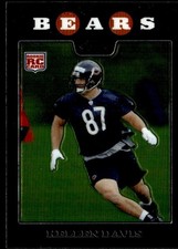2008 Topps Chrome Kellen Davis Rookie Chicago Bears #TC221