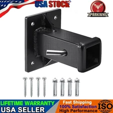 SPARKWHIZ Bolt on Hitch Receiver Tube 2 Inch Hitch Wall Mounted Hitch Mount US