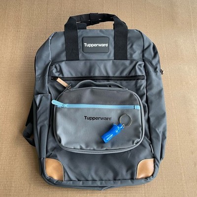 Tupperware Consultant Award Logo Travel Bundle - Backpack, Tech Pouch & Keychain