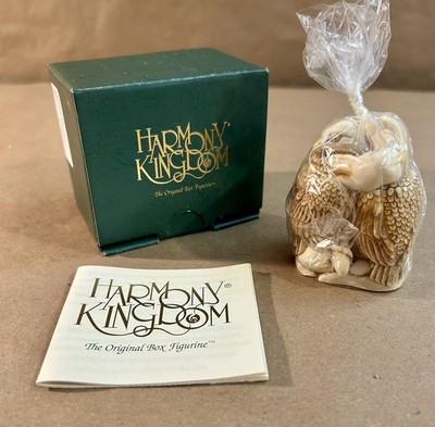 Harmony Kingdom Queen's Counsel- Eagles Trinket Box-Vintage-1998- Sealed