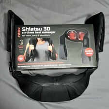 FitRx Shiatsu 3D Cordless Massager with Heat, Neck/Shoulders/Back, 8937 GUC