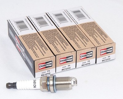4 Pack Champion Spark Plug 71 Copper Plus RC12YC 71G