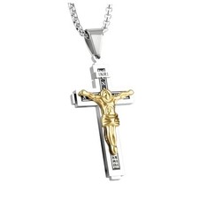 Cross Pendant for Car Rear View Mirror Crucifix Auto Decoration Faith Amulet