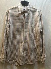 Scott Barber Men's Long Sleeve Button-Up Shirt Size M