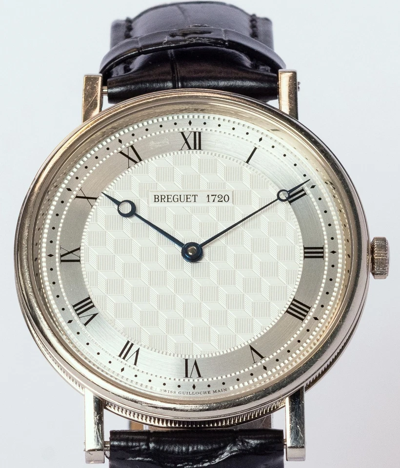 Reloj Breguet Classique Oro Blanco 18k 41mm ref 5967 Cuerda Manual REPARADO Foto 4 de 4