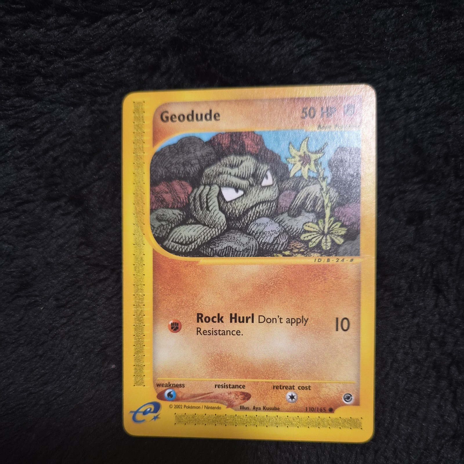 Pokemon TCG Expedition - Geodude Card 110/165 NEAR MINT 2002