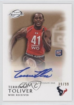 2011 Topps Gridiron Legends Rookie Bronze 39/99 Terrence Toliver Auto RC 0v0