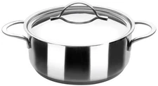 IBILI Noah Casserole with Lid, Stainless Steel, Silver, 32 x 32 x 7 cm