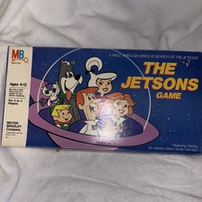 Vintage Milton Bradley THE JETSONS GAME No.4514 1985 Complete