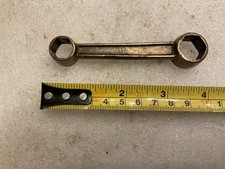 ANTIQUE BRASS BICYCLE SPANNER WRENCH RARE VINTAGE UNUSUAL EARLY VICTORIAN TOOL