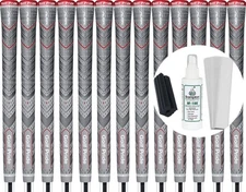 Golf Pride MCC Plus4 Align Midsize Grips - Set of 13 w/Grip Kit - #1 Ribbed Grip